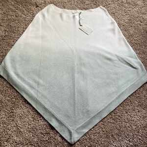 Barefoot Dreams Cozychic Ultra Lite Ocean Breeze Poncho